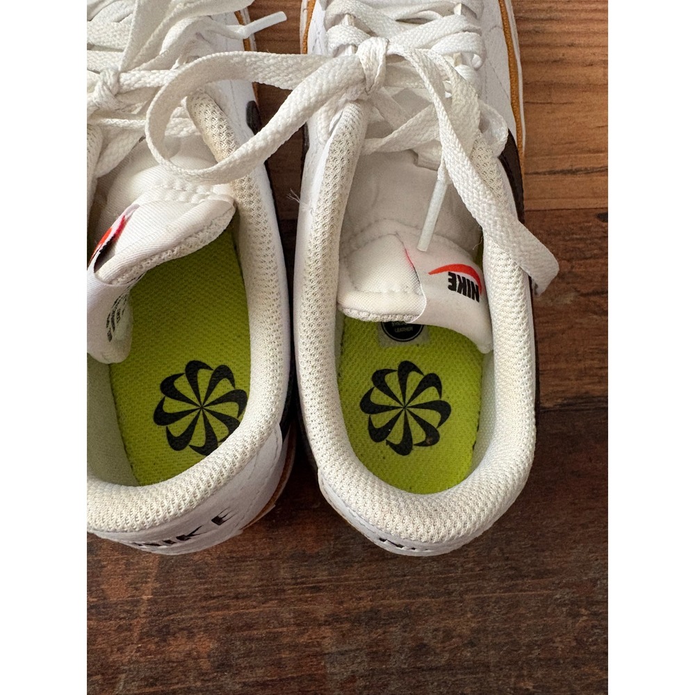 Nike Court Legacy Next Nature Womens Shoes White Black Ochre DH3161-100 Size 6 - Picture 6 of 11